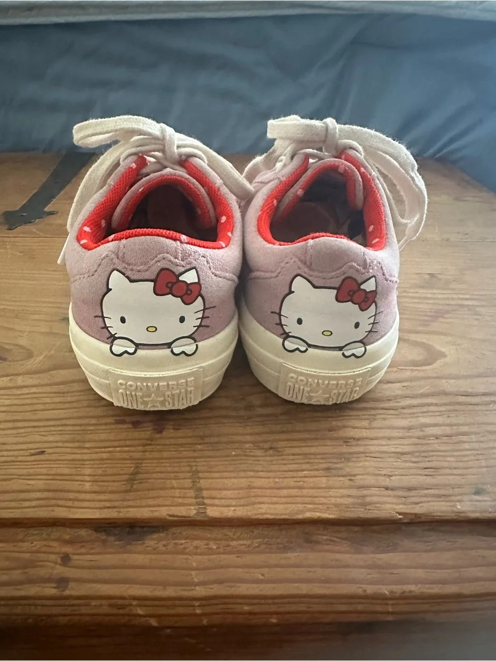 Girls Converse Hello Kitty Sneakers